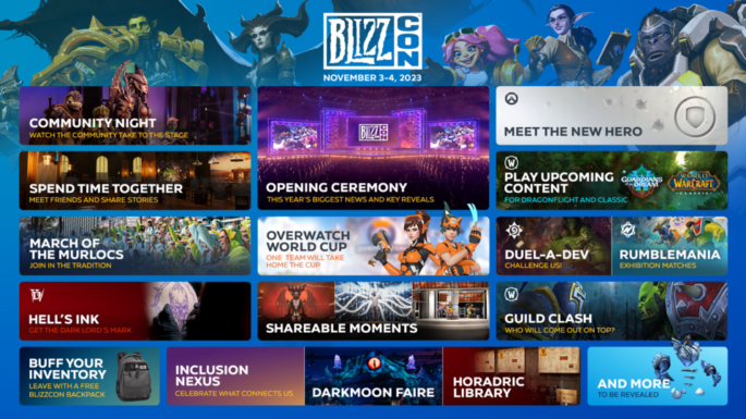 BlizzCon 2023: Dónde verla y toda la información sobre esta esperada convención dedicada a todas las franquicias y juegos de Blizzard.