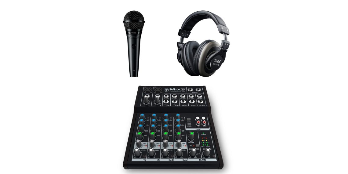 Teufel MASSIVE + Mackie Mix8 + Shure PGA58