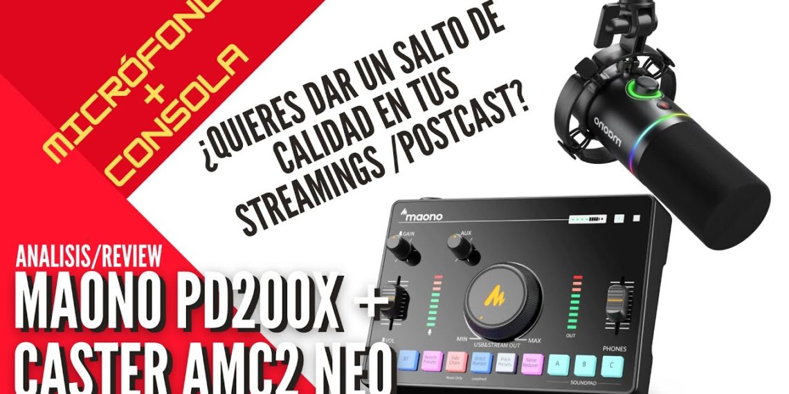 MAONO PD200X + CASTER C2 NEO