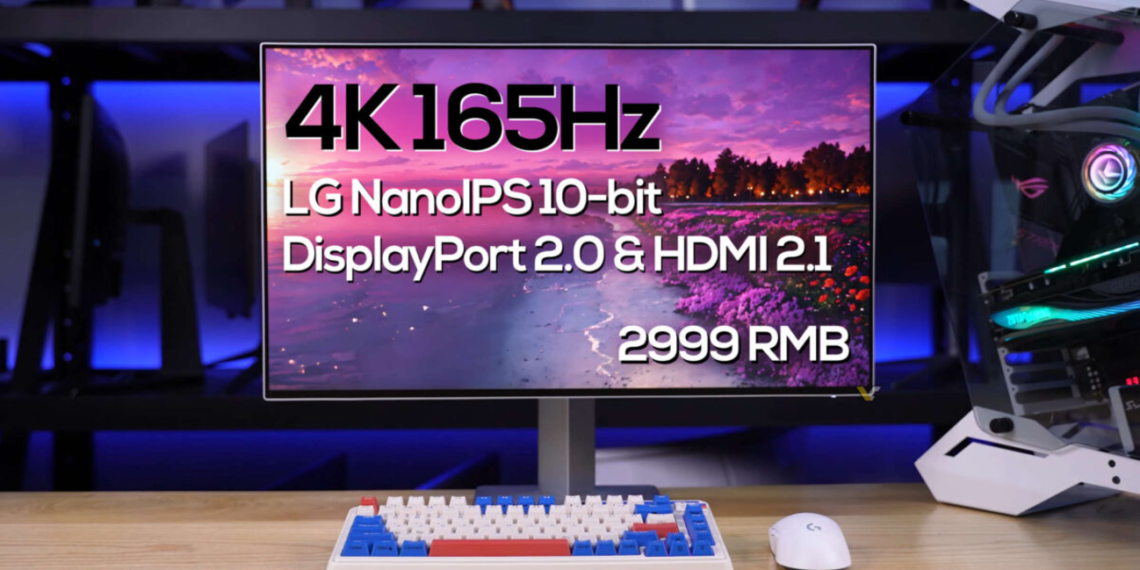 SDC 27X1U: Monitor 4K 165Hz Nano IPS DisplayPort 2.0