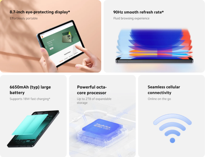 Redmi Pad SE 8.7: Características, precio y disponibilidad de la nueva tablet de Xiaomi