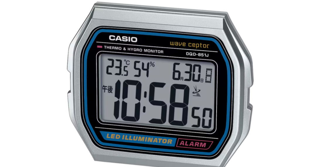 Casio resucita un clásico: El reloj de escritorio DQD-851J-8JF