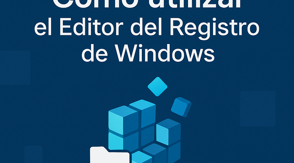 Cómo utilizar el Editor del Registro de Windows de forma segura y paso a paso