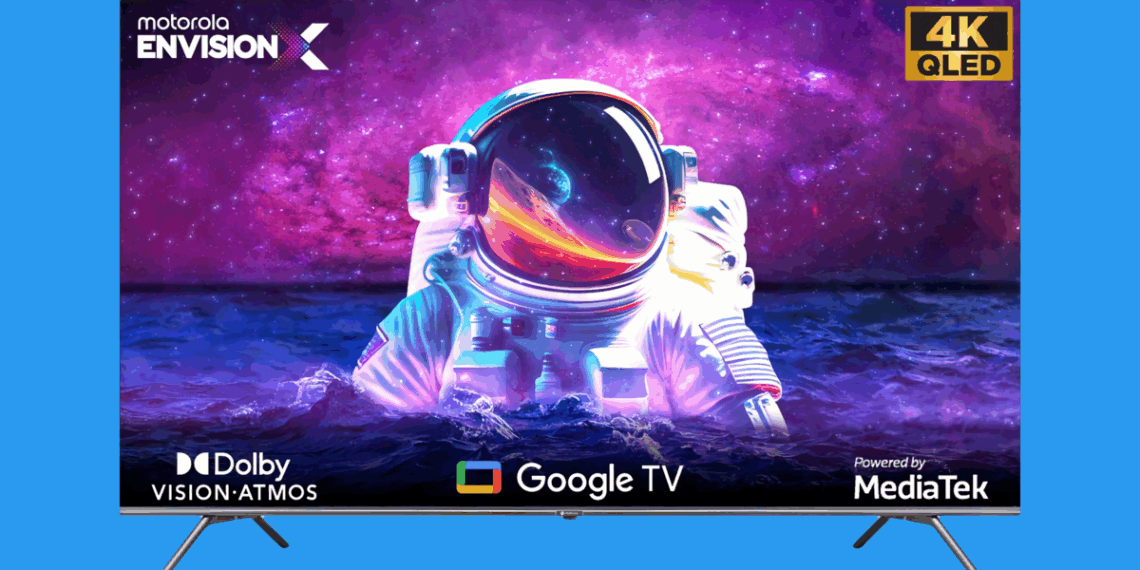 Motorola lanza sus Smart TV Envision X QLED: 4K, 120Hz y Google TV a precio competitivo