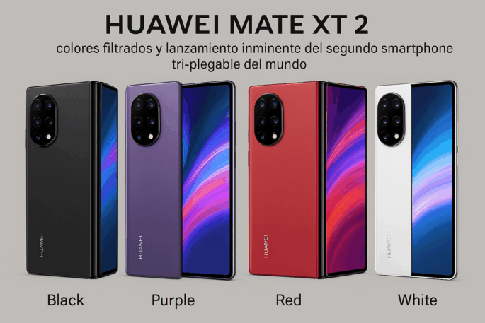 Huawei Mate XT 2: opciones de color filtradas y posible lanzamiento en septiembre