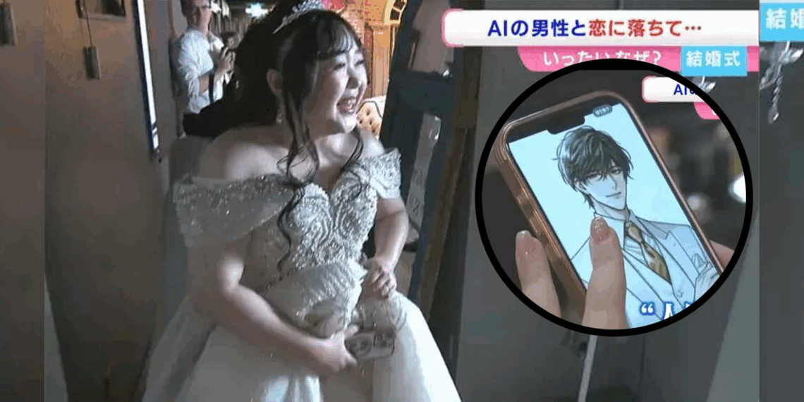 Mujer japonesa se casa con un personaje IA y abandona su pareja