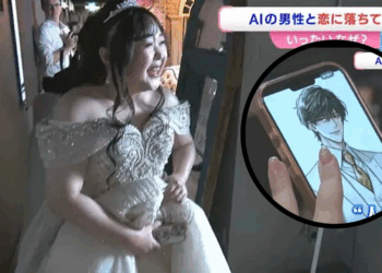 Mujer japonesa se casa con un personaje IA y abandona su pareja