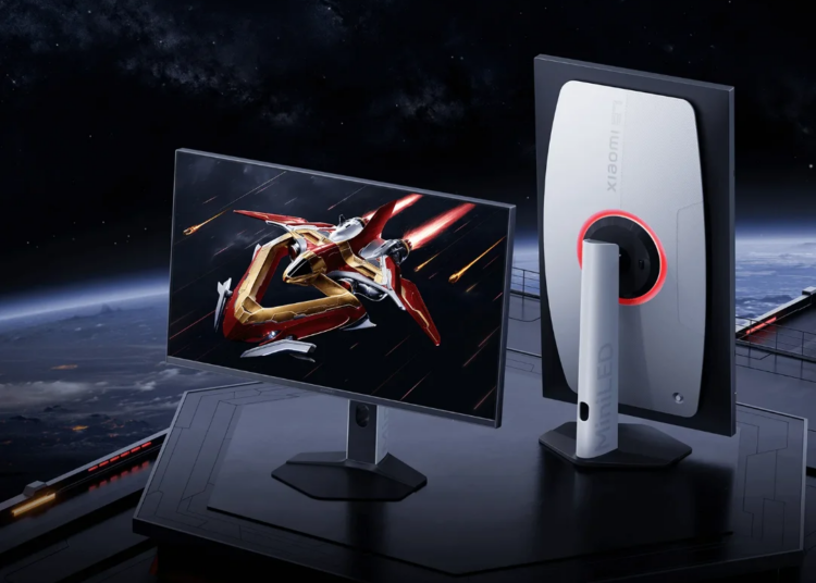 Monitor Xiaomi G Pro 27Qi 2026 Mini LED con iluminación trasera circular