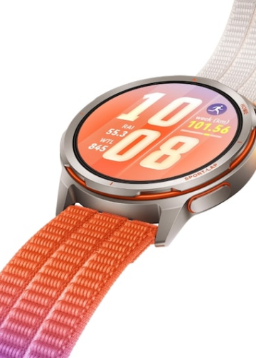 Huawei Watch GT Runner 2 en color Dawn Orange con correa AirDry transpirable