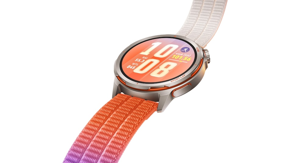 Huawei Watch GT Runner 2 en color Dawn Orange con correa AirDry transpirable