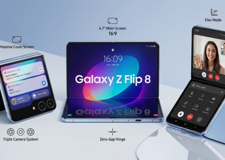 Galaxy Z Flip 8: Batería de 4300 mAh y chip Exynos de 2nm