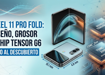 Pixel 11 Pro Fold Filtrado el diseño, grosor y chip Tensor G6