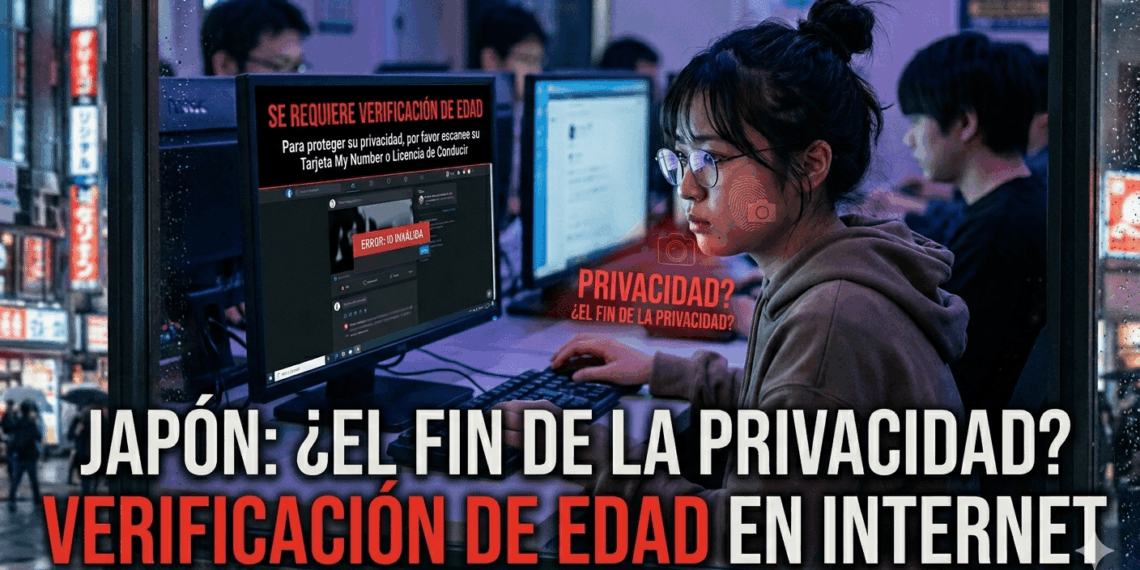 Verificación de edad en internet en Japón: ¿El fin de la privacidad?