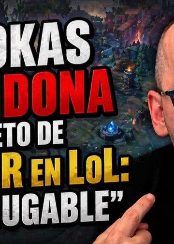 Xokas gritando porque ha perdido una partida en League of Legends.
