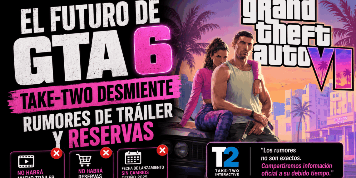 El futuro de GTA 6: Take-Two desmiente rumores de tráiler y reservas