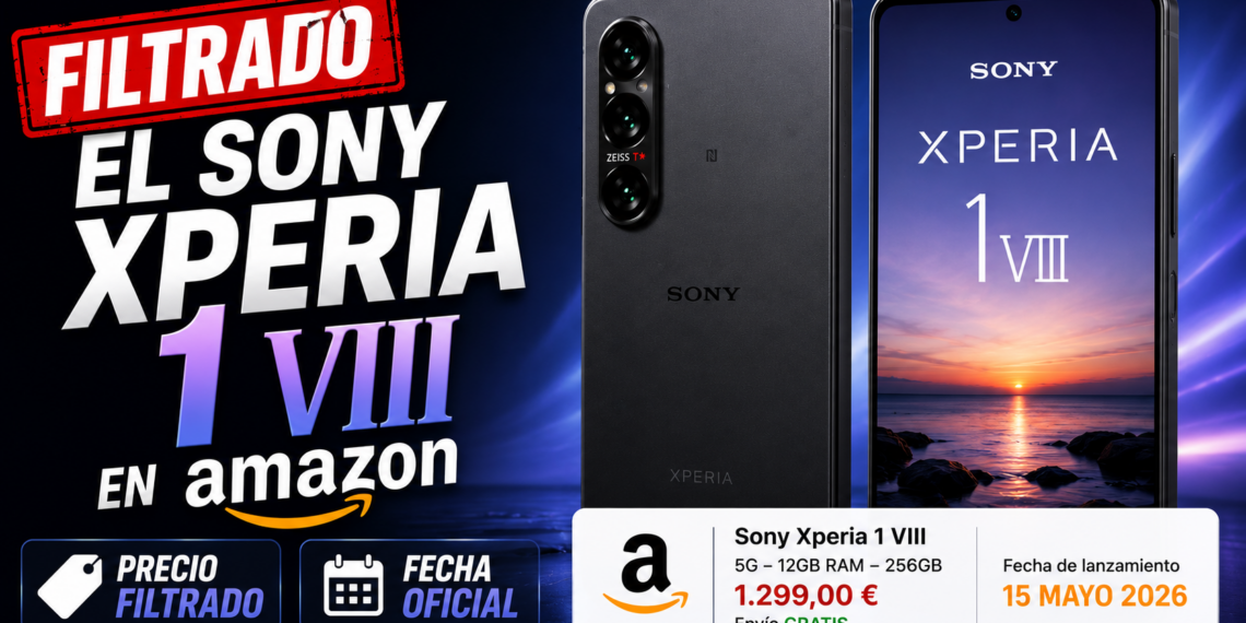 Filtrado el Sony Xperia 1 VIII en Amazon Precio y fecha oficial