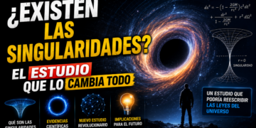 Ilustracion cientifica de la estructura interna de un agujero negro sin singularidad