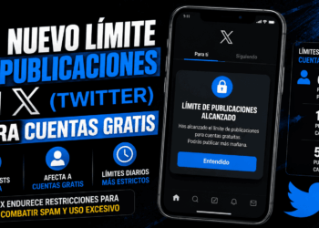 Nuevo límite de publicaciones en X (Twitter) para cuentas gratis