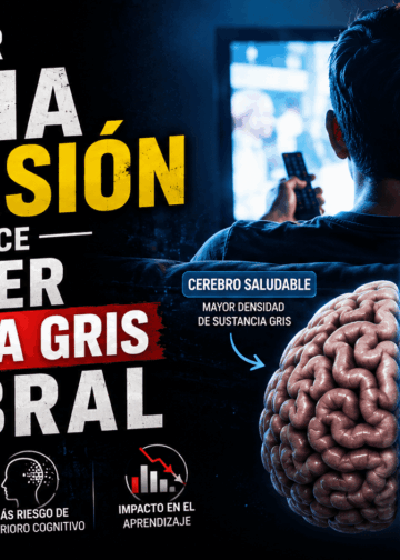 Por qué ver mucha televisión te hace perder sustancia gris cerebral