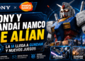 Sony y Bandai Namco se alían La IA llega a Gundam y nuevos juegos