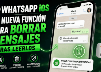 WhatsApp iOS La nueva función para borrar mensajes tras leerlos