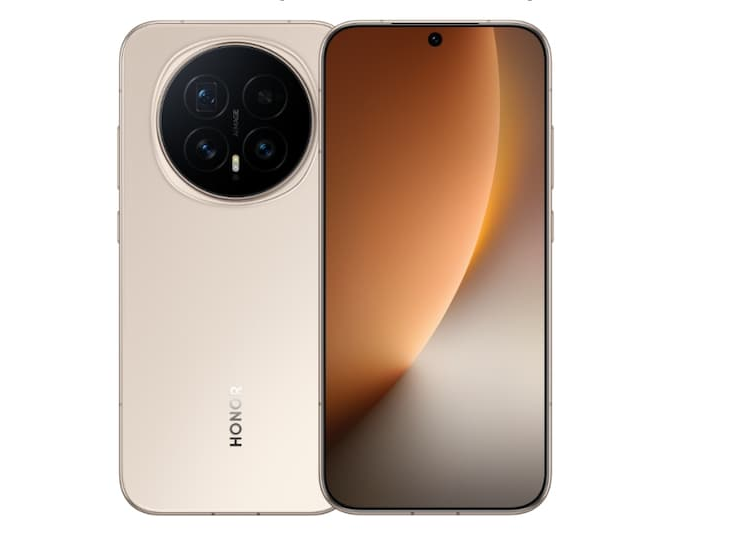 Concepto de diseño trasero del smartphone Honor Magic 9 mostrando sus lentes de camara periscopica