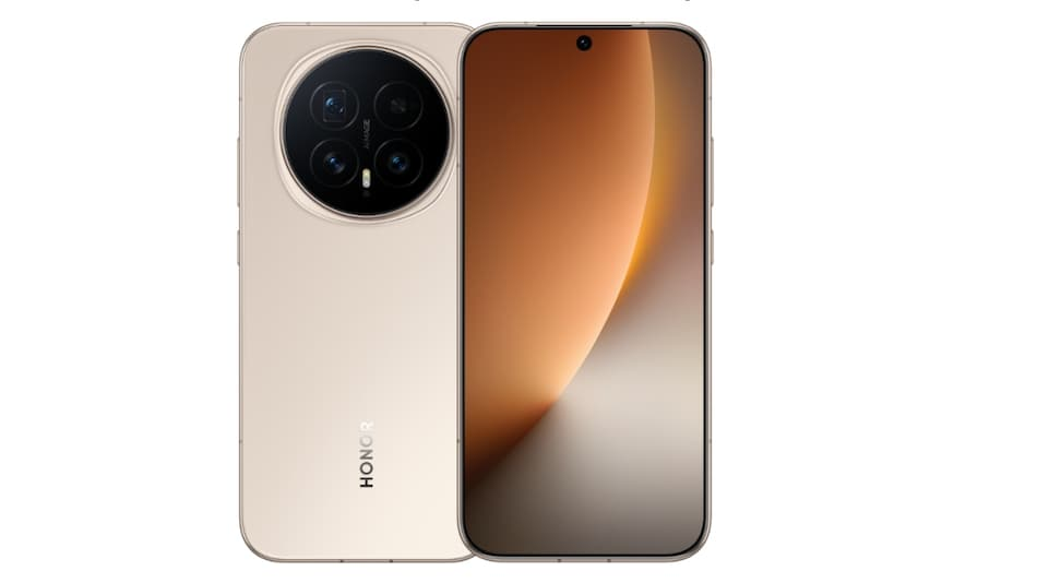 Concepto de diseño trasero del smartphone Honor Magic 9 mostrando sus lentes de camara periscopica