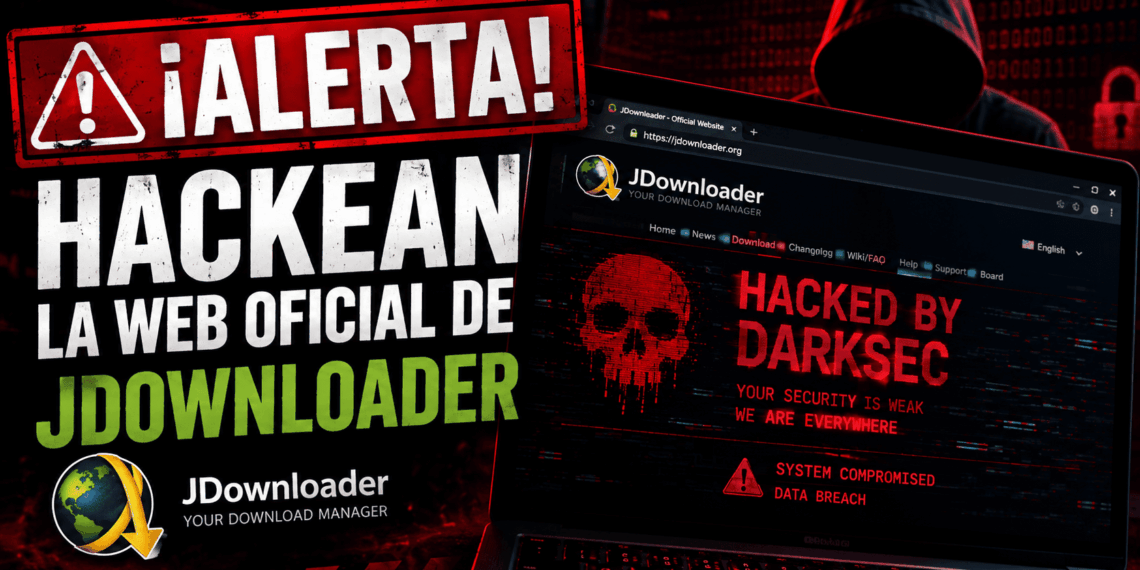 ¡ALERTA! Hackean la web oficial de JDownloader