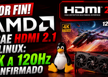 ¡Por fin! AMD trae HDMI 2.1 a Linux 4K a 120Hz confirmado