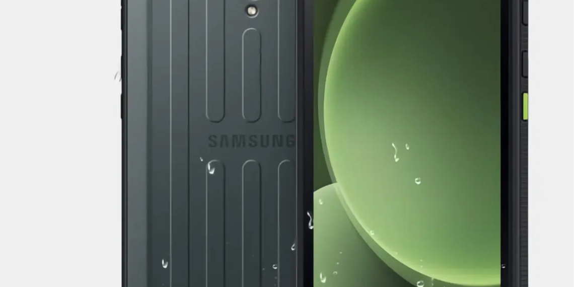 Diseño frontal rugerizado de la tableta Samsung Galaxy Tab Active 6.