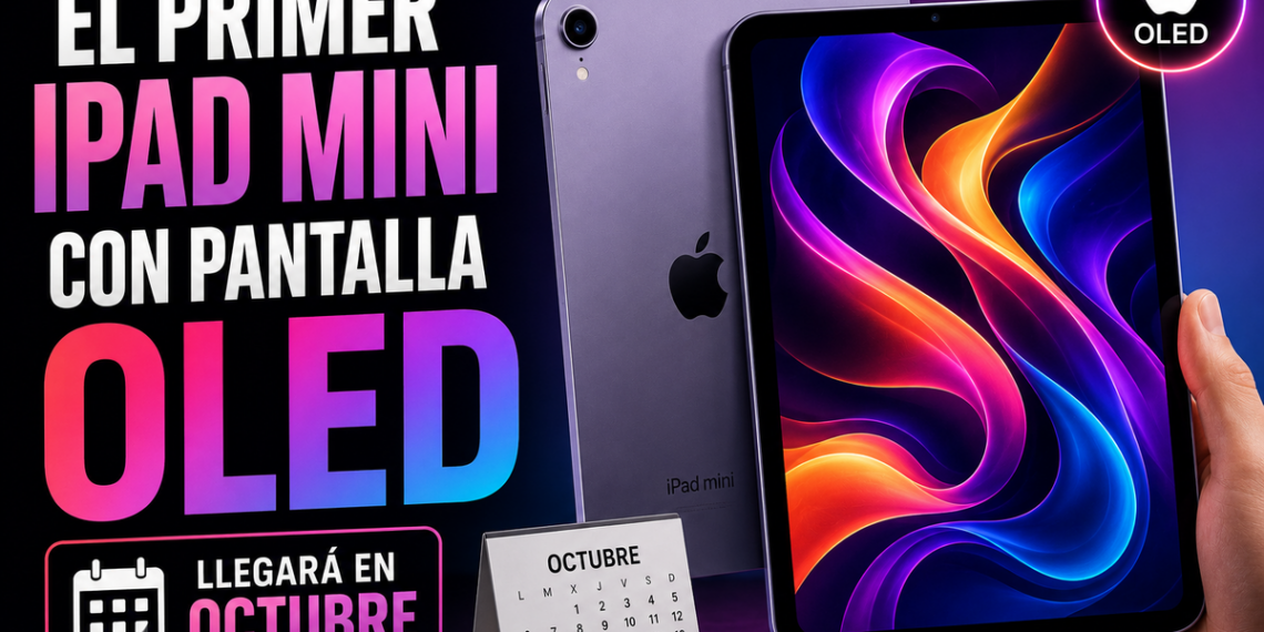 El primer iPad mini con pantalla OLED llegará en octubre