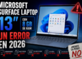 Microsoft Surface Laptop 13 con 8 GB de RAM un error en 2026