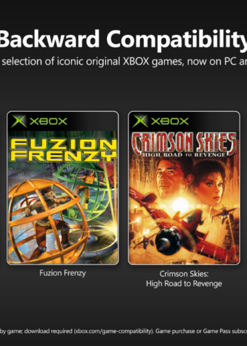 Interfaz de la aplicación de Xbox mostrando la función de retrocompatibilidad de Xbox en PC con juegos clásicos.