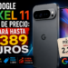 Concepto del smartphone Google Pixel 11 mostrando etiquetas con la subida de precio.