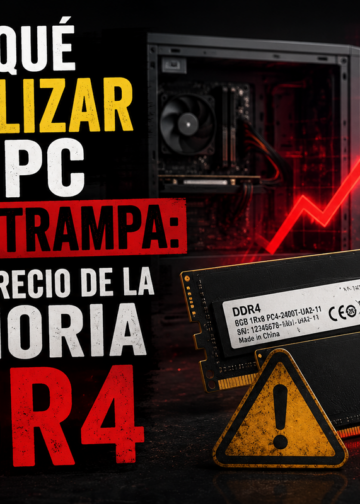 Por qué actualizar tu PC es una trampa: sube el precio de la memoria DDR4