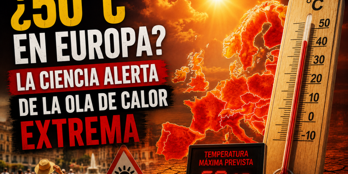 ¿50 °C en Europa La ciencia alerta de la ola de calor extrema