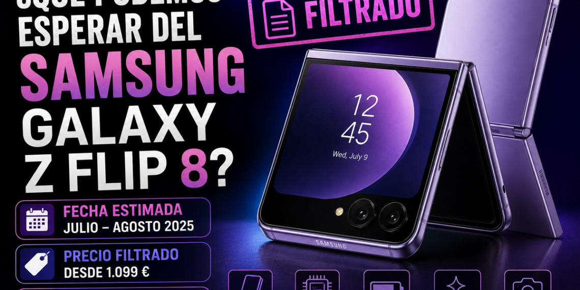 ¿Qué podemos esperar del Samsung Galaxy Z Flip 8 Fecha estimada, precio y mejoras clave filtradas