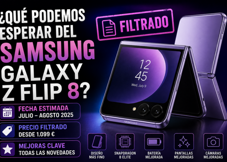 ¿Qué podemos esperar del Samsung Galaxy Z Flip 8 Fecha estimada, precio y mejoras clave filtradas