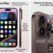 Render del iPhone 18 Pro Max mostrando su pantalla y el nuevo módulo de cámaras traseras.