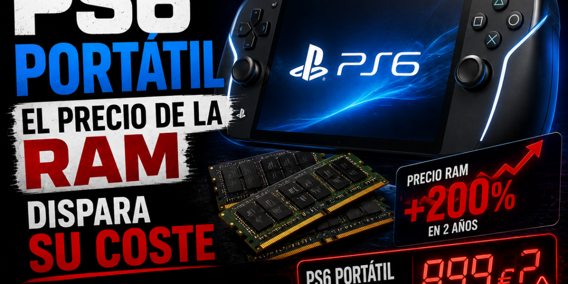 PS6 portátil el precio de la RAM dispara su coste