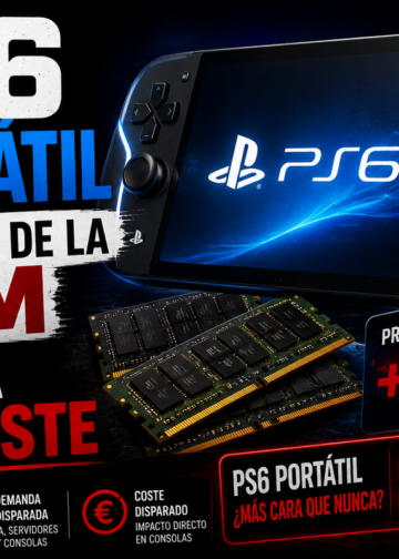 PS6 portátil el precio de la RAM dispara su coste