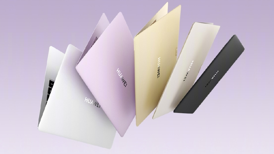 Portátil ultraligero Huawei MateBook Pro S abierto mostrando su pantalla OLED táctil.