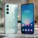 Concepto del smartphone Samsung Galaxy S26 FE mostrando el módulo de cámaras traseras.