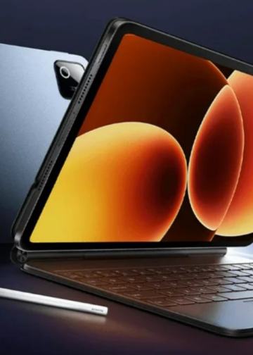 Concepto de la tablet Xiaomi Pad 9 Pro junto a un lápiz óptico y teclado magnético.