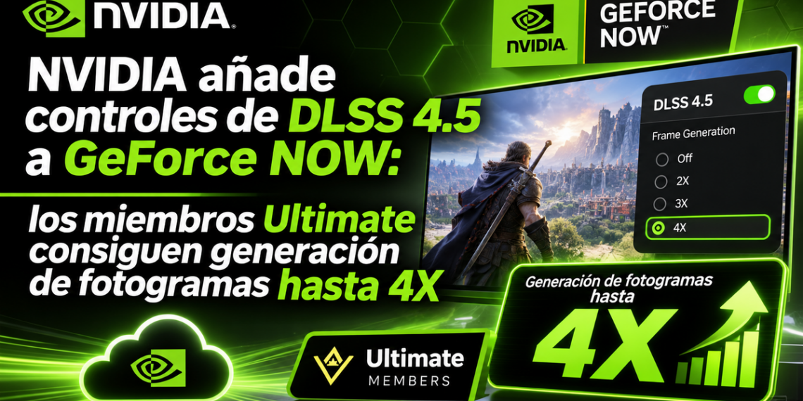 NVIDIA impulsa DLSS 4.5 en GeForce NOW