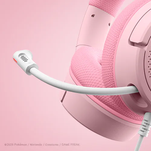 Detalle del micrófono del Razer Kraken V4 X Sylveon Edition